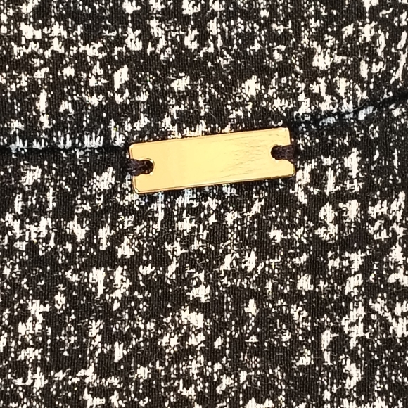 I.N.C. 10 PS Black Tweed Like Stretchy Pull On Pants Contemporary Career Dressy - Picture 3 of 9